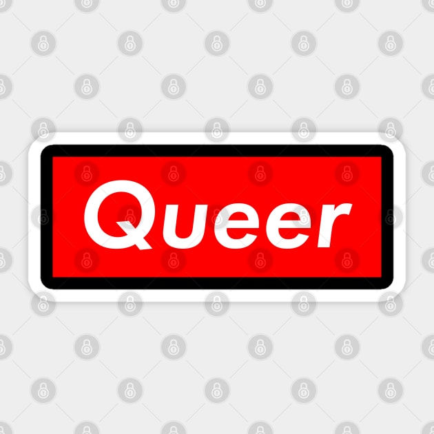 Queer Sticker by Vince_Kane